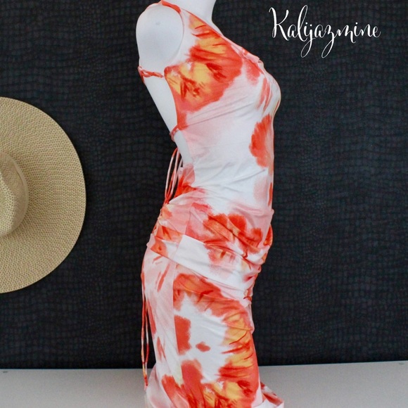SUNSET TANGO TIE DYE MAXI DRESS ♡ - Picture 15 of 16